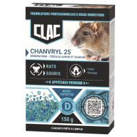Chanvryl 25 Céréales Avoine et Chanvre - Rats et Souris - 150g