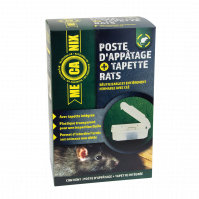 Poste d'appatage + tapette rats Mecanix