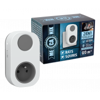 Ultrasoon + Em ratten & muizen 80 vierkante meter - 240 V