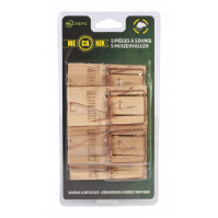 5 houten muizenvallen