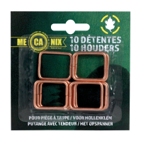 10 houders voor mollenklem