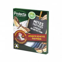 4 pièges de détection mites textiles