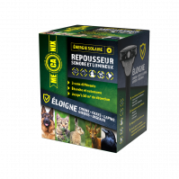 repousseur sonore et lumineux chiens chats lapins gibiers oiseaux