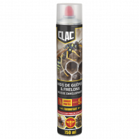 Mousse insecticide nids guepes et frelons CLAC