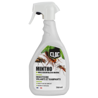 Spray Insecticide Volants & Rampants à l’Huile de Menthe – Mouches, Moustiques, Fourmis, Cafards & Poux Rouges – 750 ml