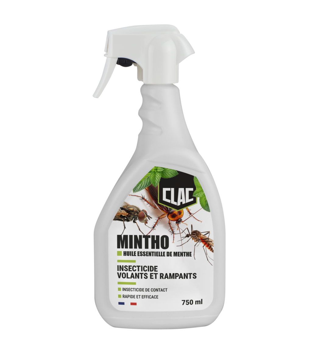 Spray Insecticide Volants & Rampants à l’Huile de Menthe – Mouches, Moustiques, Fourmis, Cafards & Poux Rouges – 750 ml main product photo