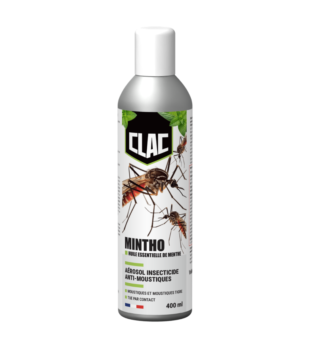 Aérosol Insecticide Anti Moustiques – Huile Essentielle de Menthe – MINTHO 400 ml main product photo